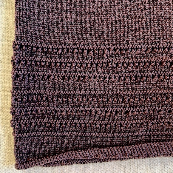 VTG Talbots Women's Brown Pullover Sweater Knit Vest Size Medium - Picture 5 of 8